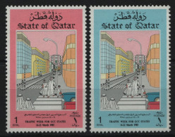 Qatar 1985 - Mi-Nr. 877-878 ** - MNH - Verkehrswoche - Qatar