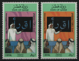 Qatar 1984 - Mi-Nr. 871-872 ** - MNH - Alphabetisierung - Qatar