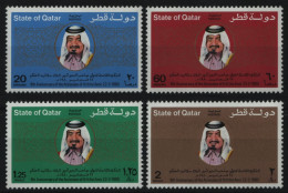 Qatar 1980 - Mi-Nr. 780-783 ** - MNH - Scheich Khalifa - Qatar