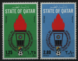 Qatar 1981 - Mi-Nr. 808-809 ** - MNH - Fußball / Soccer - Qatar