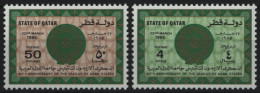 Qatar 1985 - Mi-Nr. 879-880 ** - MNH - Arabische Liga - Qatar