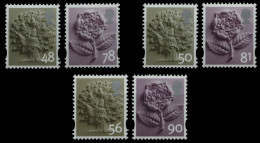 Großbritannien - England 2007-2009 - Mi-Nr. 14-15, 22-23 & 25-26 ** - MNH - Inglaterra