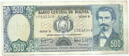 Bolivia - 500 Pesos 1991 - Bolivië