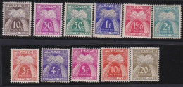 France    .  Y&T   .     Taxe  67/77       .   **      .    Neuf Avec Gomme Et SANS Charnière - 1859-1959 Mint/hinged