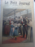 Le Petit Journal N301 Le Président En  Bretagne Fêters De Rambervilliers : La Défence Tableau De Benoît Lévy F. Méaulle - 1850 - 1899