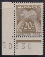 France    .  Y&T   .     Taxe  77       .   **      .    Neuf Avec Gomme Et SANS Charnière - 1859-1959 Nuovi