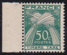 France    .  Y&T   .     Taxe  80       .   **      .    Neuf Avec Gomme Et SANS Charnière - 1859-1959.. Ungebraucht