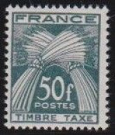 France    .  Y&T   .     Taxe  88       .   **      .    Neuf Avec Gomme Et SANS Charnière - 1859-1959 Postfris