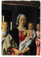 ITALIA  ITALY CARTOLINA VIAGGIATA NEL 1967 - URBINO  LA MADONNA COL FIGLIO (PIERO DELLA FRANCESCA) - - Urbino