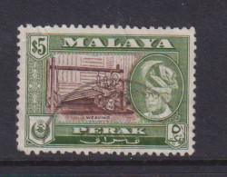 PENANG - 1957 Pictorial Definitive $5 Used As Scan - Perak