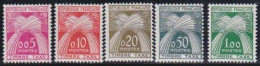 France    .  Y&T   .     Taxe  90/94       .   **      .    Neuf Avec Gomme Et SANS Charnière - 1960-.... Mint/hinged