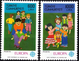 TURKEY 1989 EUROPA: Children's Games. Complete Set, MNH - 1989