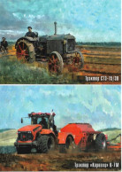 Russia 2022, 4 Postcards Complete Issue. Wheel-type Tractors, NEW Unposted !! - Camions & Poids Lourds