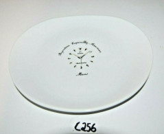 C256 Ancienne Assiette Publicitaire Mons - Porcelaine De Baudour - Plates