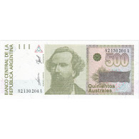 Billet, Argentine, 500 Australes, Undated (1988-90), KM:328a, NEUF - Argentine