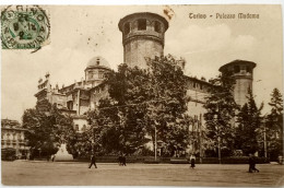 PIEMONTE TORINO 1 PALAZZO MADAMA 4 Formato Piccolo Viaggiata Nel 1912 Condizioni Buone - Palazzo Madama
