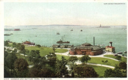 Harbor And Battery Park, Detroit Publishing Co., 12105 - Parchi & Giardini