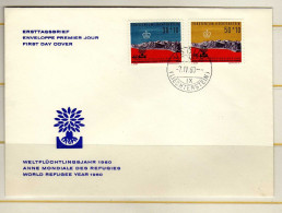 Liechtenstein  - 1960 - FDC -  Annee Mondiale Des Refugies - - Storia Postale