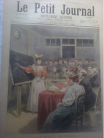 Le Petit Journal N°245 A L'hotel De Ville Examens De Jeune Fille F. Méaulle - Rébus - Au Tonkin Les Examens Des Lettrés - 1850 - 1899