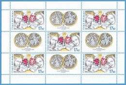 ** A 636 Czech Republic Luxembourg Dynasty John And Elisabeth Joint Issue 2010 Heraldic Lion - Joint Issues