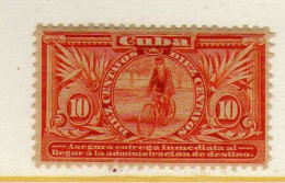 Cuba  (1899) - 10 C.  Timbre Par Express - Neuf*  - MH - Sellos De Urgencia
