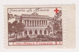 Vignette Militaire Delandre - Croix Rouge - Marseille - La Bourse - Croce Rossa