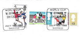 333  Coupe Du Monde De Football 1966 - FIFA Football World Cup, England. Match Germany - Switzerland, Sheffield - 1966 – Engeland