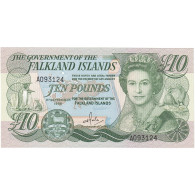 Billet, Falkland Islands, 10 Pounds, 1986, 1986-09-01, KM:14A, NEUF - Falklandeilanden