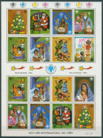Paraguay 1980 Weihnachten Jahr Des Kindes 3304/10 ZD-Bogen Postfrisch (SG27959) - Paraguay