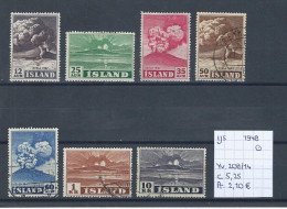 (TJ) IJsland 1948 - YT 208/14 (gest./obl./used) - Used Stamps