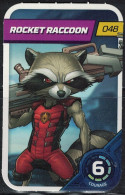 Carte E. Leclerc 2023 Marvel Défie Tes Héros Rocket Raccoon 048 - Otros & Sin Clasificación