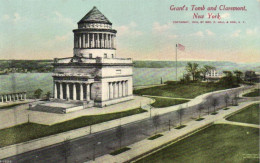 Grant's Tomb And Claremont, Verlag GEO. P. HALL & SON, N.Y., A-1639, 1910 - Bares, Hoteles Y Restaurantes