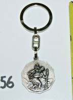 C256 Bijou De Fantaisie - Porte Clef De Collection - St Christophe ? - Altri & Non Classificati