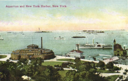 Aquarium And New York Harbor - Estatua De La Libertad