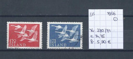 (TJ) IJsland 1956 - YT 270/71 (gest./obl./used) - Used Stamps