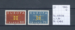 (TJ) IJsland 1963 - YT 328/29 (gest./obl./used) - Gebruikt