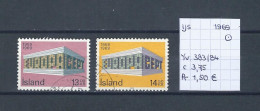 (TJ) IJsland 1969 - YT 383/84 (gest./obl./used) - Oblitérés