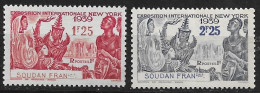 SOUDAN - 1939 - N°Yv. 103 à 104 - Exposition De New York - Neuf Luxe ** - Neufs