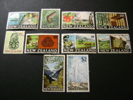 New Zealand 1967-1969 Definitives Complete Set Of 10 (SG 870-879) - Used - Usados