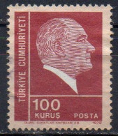 TURQUIE N° 2041 O Y&T 1972 Portrait D'Atatürk - Gebraucht