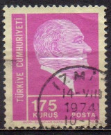 TURQUIE N° 2045 O Y&T 1972 Portrait D'Atatürk - Used Stamps