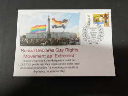 3-12-2023 (1 W 13) L.G.B.T.Q. - Russia Declares Gay Rights Mouvement As "Extremist" (OZ Stamp) - Altri & Non Classificati