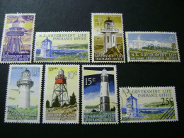 1967-1978 New Zealand Government Life Insurance Office - Set Of 7 + Overprint (SG L56-L63) - Used - Used Stamps