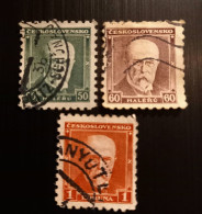 Tchécoslovaquie 1930 President Masaryk – Modèle: K. Seizinger - Used Stamps