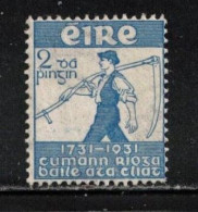 IRELAND Scott # 84 MH - Farmer With Scythe - Unused Stamps