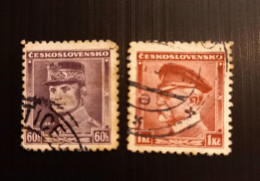 Tchécoslovaquie 1936 Personalities – Gravure: B. Heinz - Used Stamps