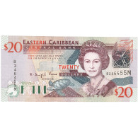 Etats Des Caraibes Orientales, 20 Dollars, KM:39k, NEUF - East Carribeans
