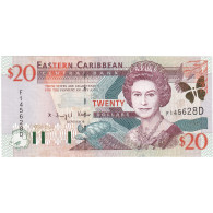 Etats Des Caraibes Orientales, 20 Dollars, KM:39k, NEUF - Oostelijke Caraïben