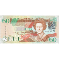 Etats Des Caraibes Orientales, 50 Dollars, Undated (2003), KM:45m, NEUF - Caraibi Orientale