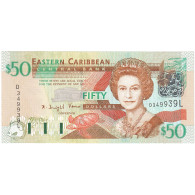 Etats Des Caraibes Orientales, 50 Dollars, KM:45m, NEUF - Caraïbes Orientales